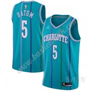 Barn NBA Tröja Charlotte Hornets Nicolas Batum 5# Kricka Aqua Mode Hardwood Classics Swingman..